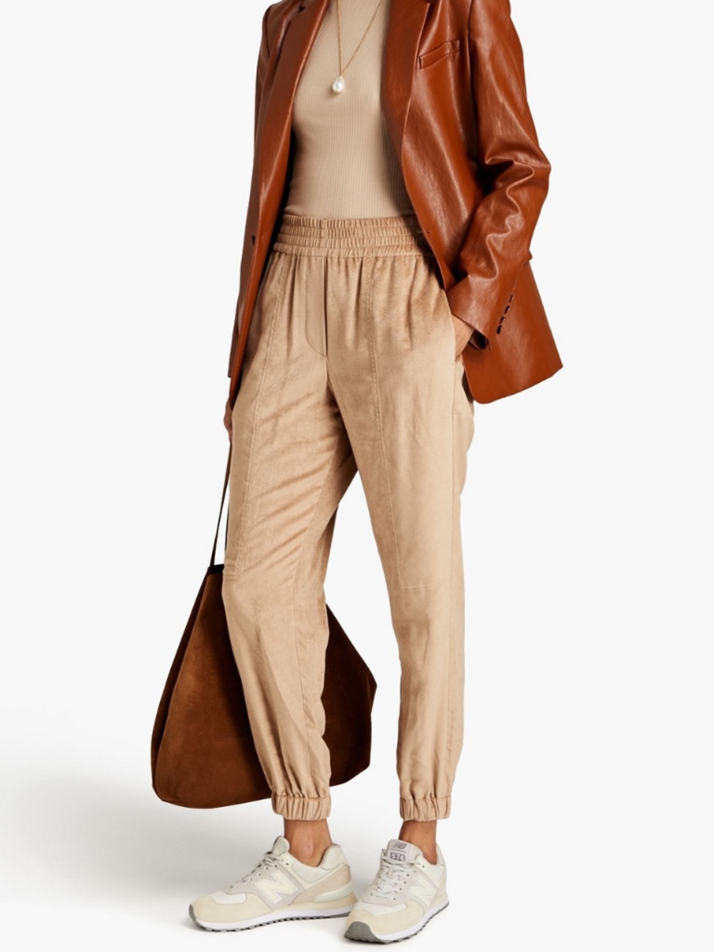 Brunello Cucinelli Velvet Tapered Pants